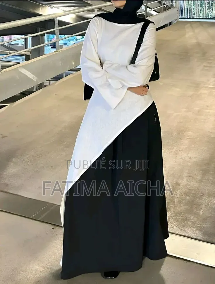 Ensemble Modeste Chic – Chemise Longue + Jupe Élégante