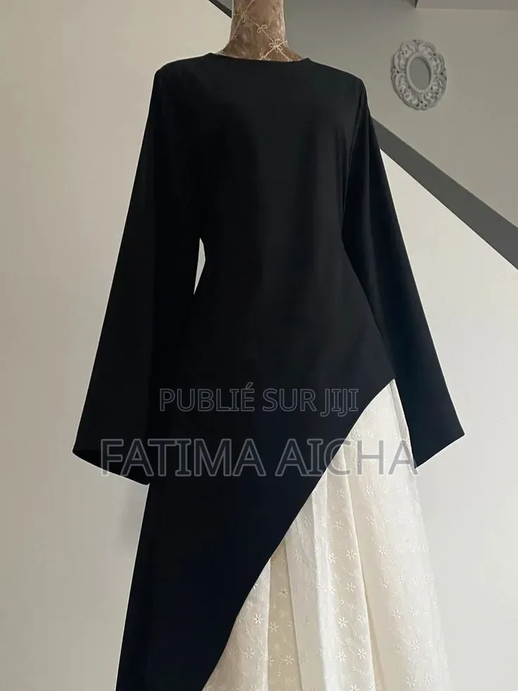 Ensemble Modeste Chic – Chemise Longue + Jupe Élégante