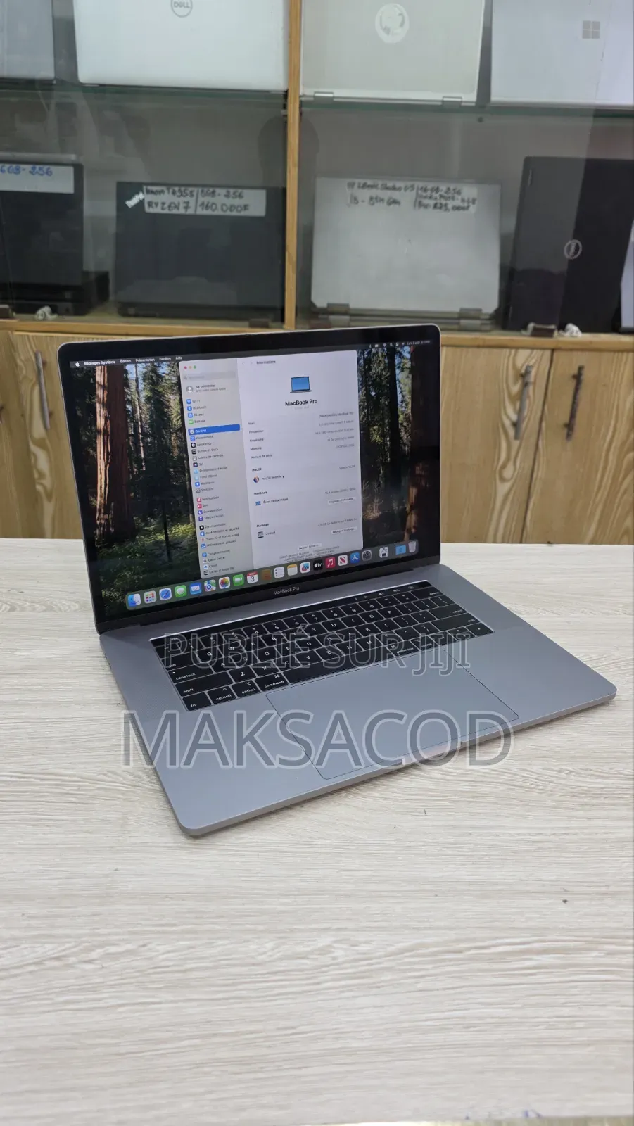 Ordinateur portable Apple MacBook Pro 2018 16GB Intel Core i7 SSD 512GB