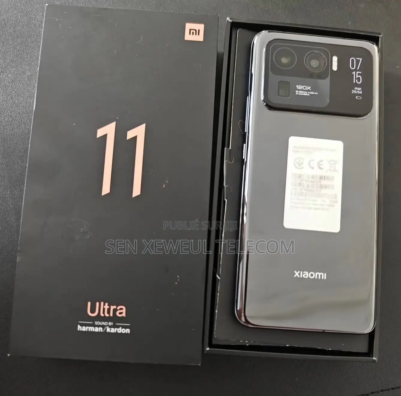 Nouveau Xiaomi Mi 11 Ultra 512 GB Noir