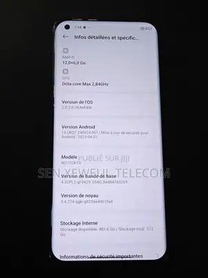 Nouveau Xiaomi Mi 11 Ultra 512 GB Noir
