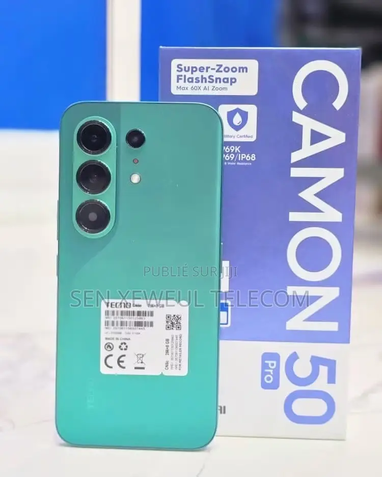 Nouveau Tecno Camon 50 Pro 256 GB Vert