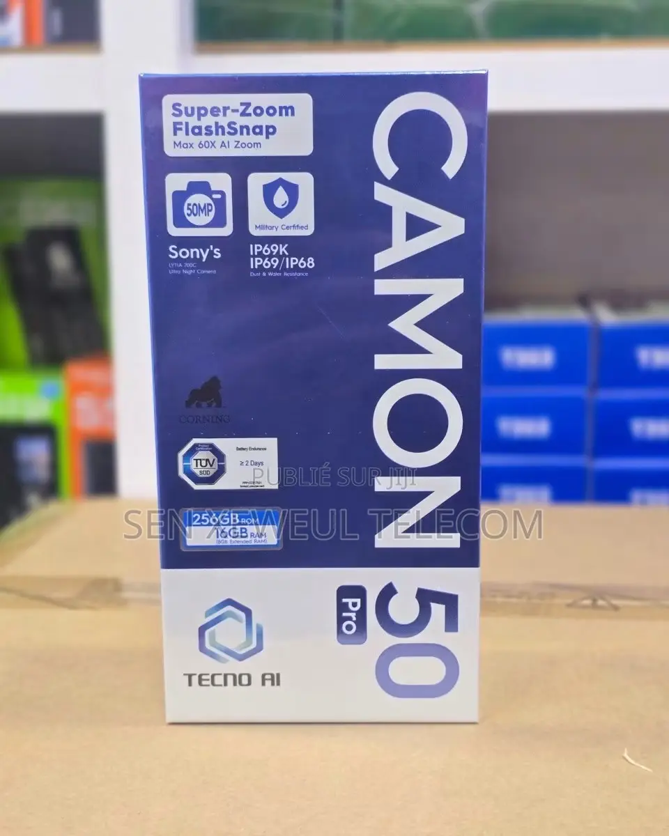 Nouveau Tecno Camon 50 Pro 256 GB Vert