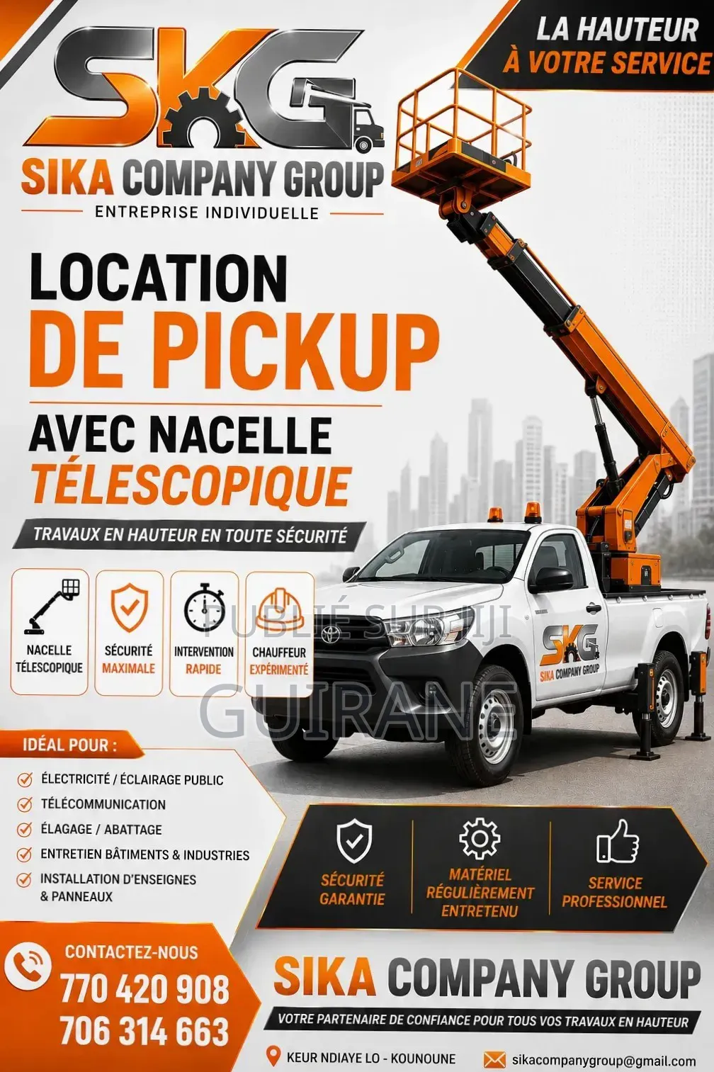 Location Des Matériels Élévateur Camion Nacelle Et Pickup Nacelle