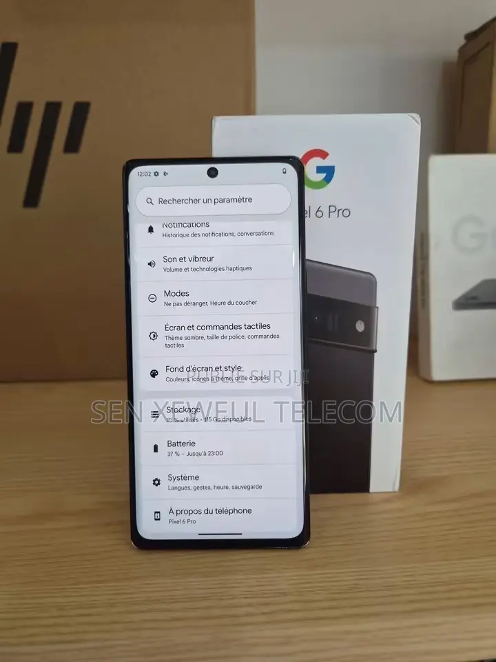 Nouveau Google Pixel 6 Pro 256 GB Noir