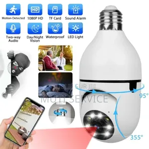 Caméra Ampoule Intelligente 360°