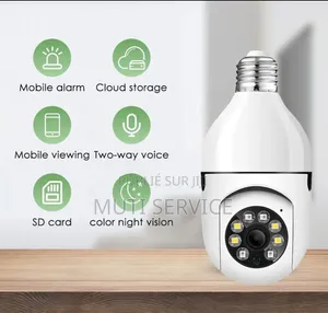 Caméra Ampoule Intelligente 360°