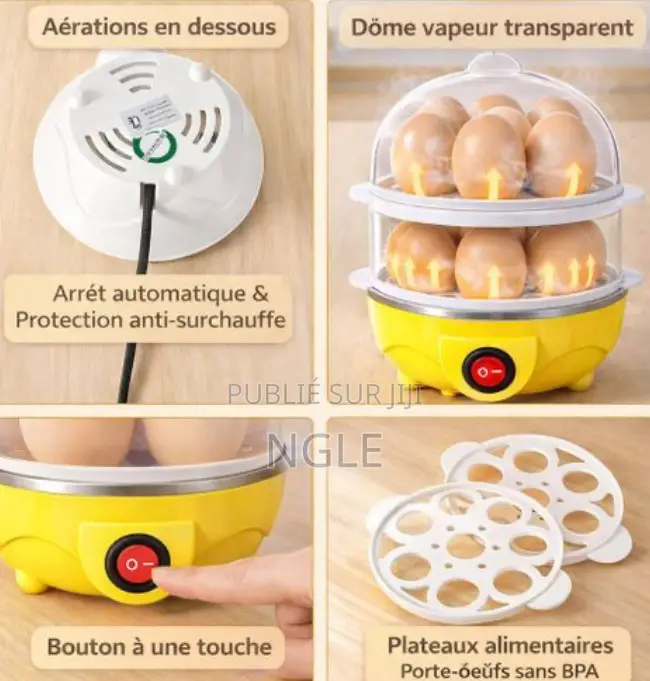 KITCHA Cuiseur À Œufs Électrique 14 Œuf