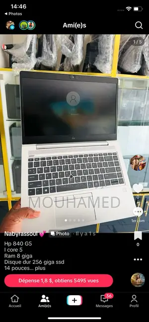 Nouveau HP EliteBook 840 G3 16GB Intel Core i7 HDD+SSD 256GB