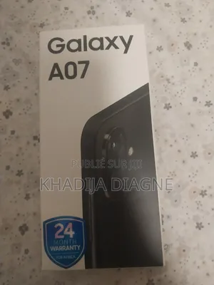Nouveau Samsung Galaxy A07 4G 64 GB Noir