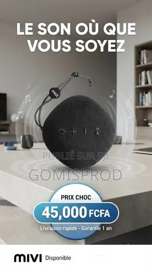 Enceinte Sans Fil Portable KOOLBOKS Avec Son HD, Basses Percutantes