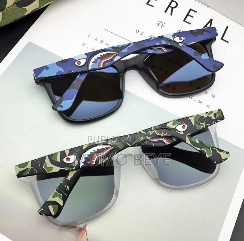 Lunettes BAPE Premium – Monture Acétate Acier Inoxydable