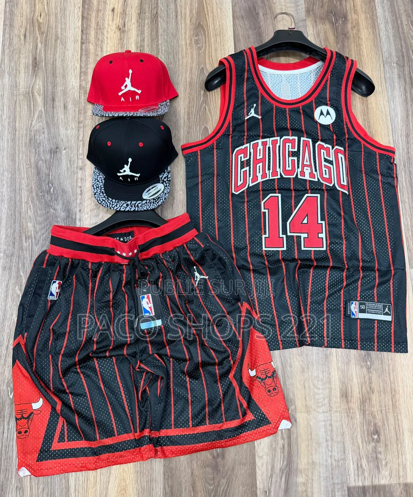 Nouveaux Ensembles NBA Original Avec Casquette