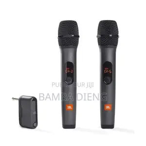 Microphone JBL Sans Fil À Deux Canaux + Récepteur