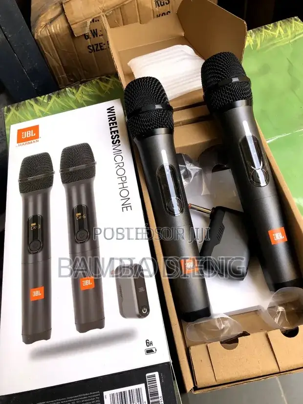 Microphone JBL Sans Fil À Deux Canaux + Récepteur