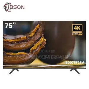 Ibson 75" Smart Android + 2 Telecommandes Ib0075f25v