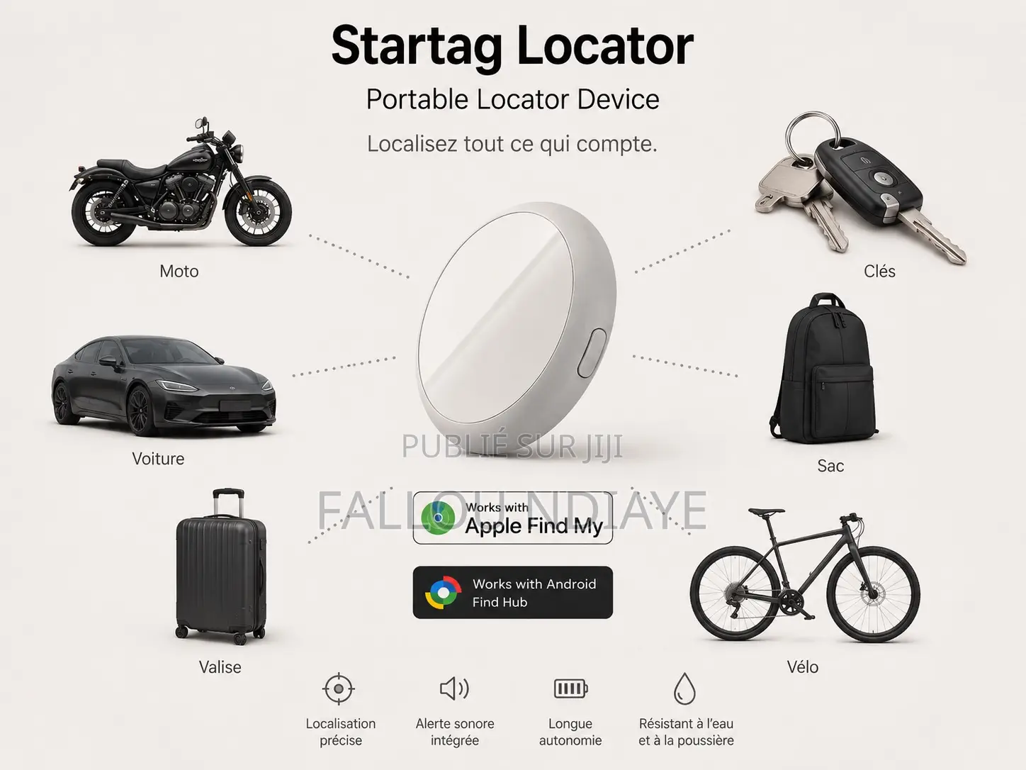 AirTag Compatible Apple Android