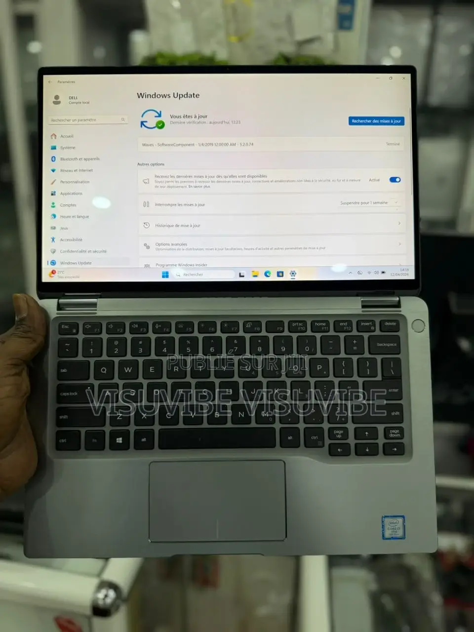 Ordinateur portable Dell Latitude 7400 16GB Intel Core i7 SSD 256GB