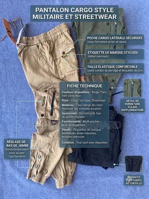Pantalon Cargo