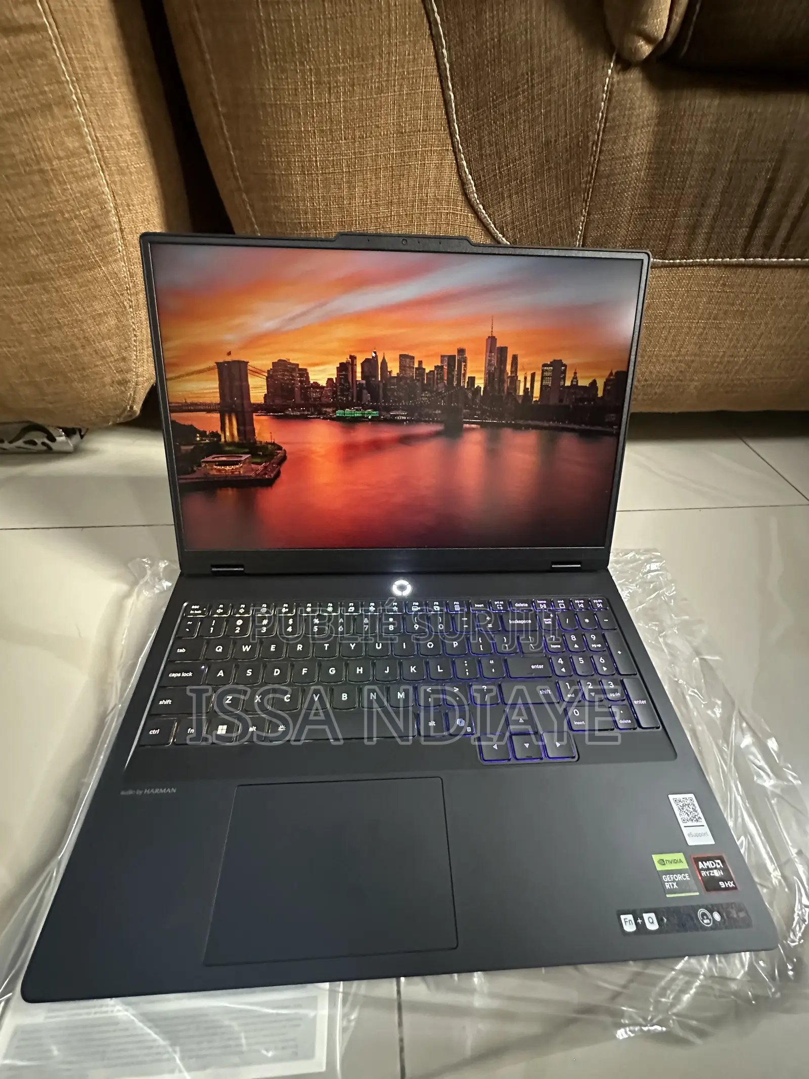 Nouveau Ordinateur portable Lenovo Legion 5 16GB AMD Ryzen 9 SSD 1T