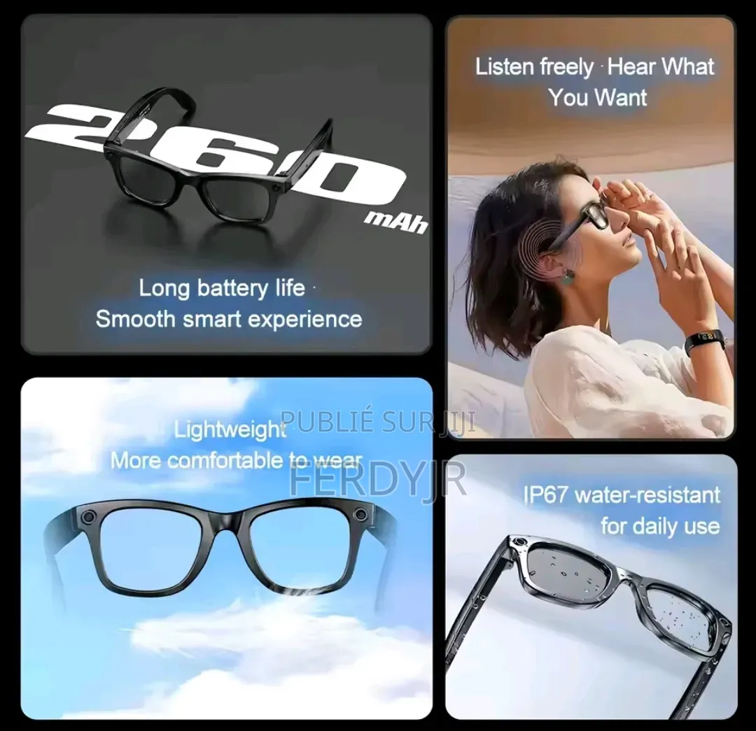 Lunette Intelligente IA Nouvelle Génération Livraison Incluse