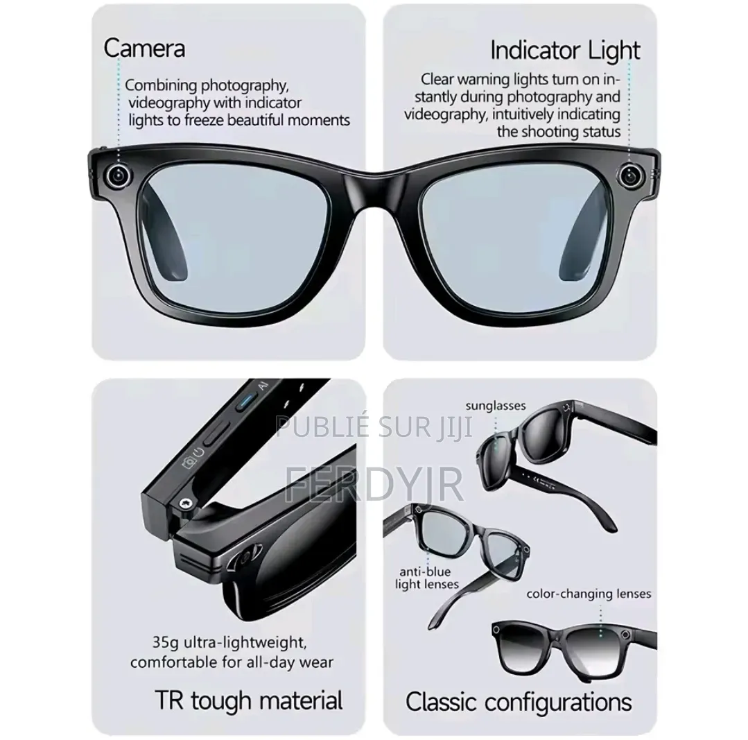 Lunette Intelligente IA Nouvelle Génération Livraison Incluse
