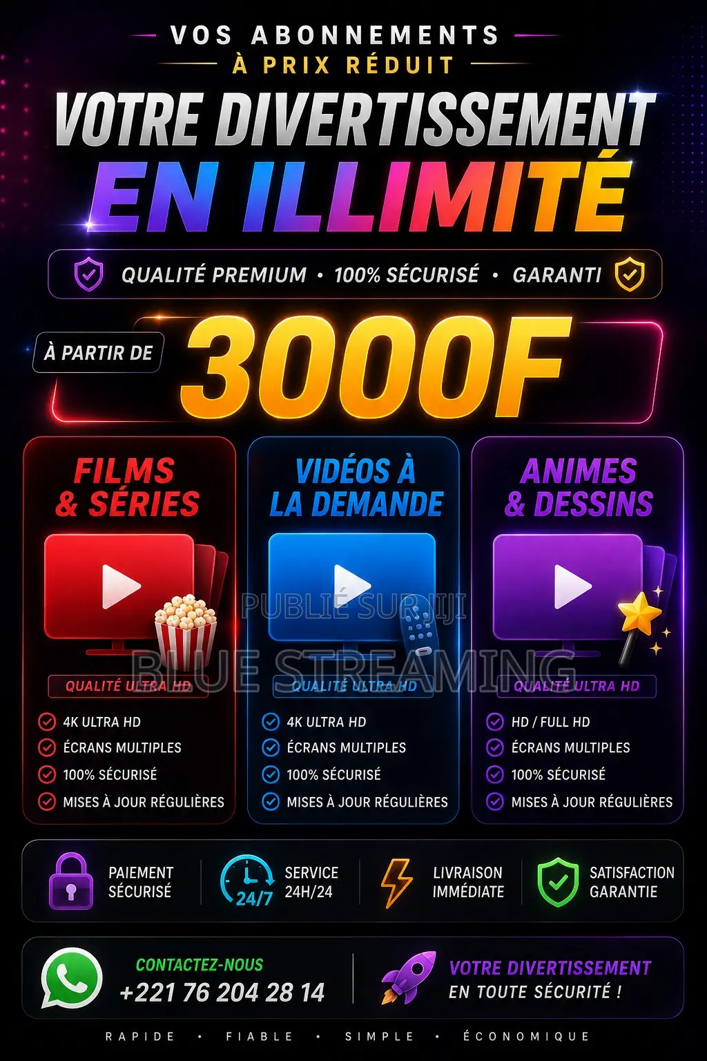 Abonnement IPTV