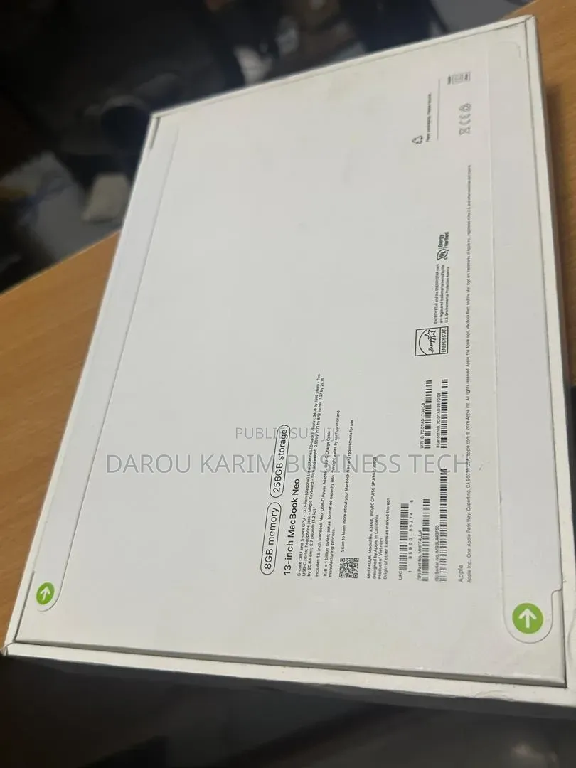 Nouveau Ordinateur portable Apple MacBook Neo 2026 8GB Autre SSD 256GB
