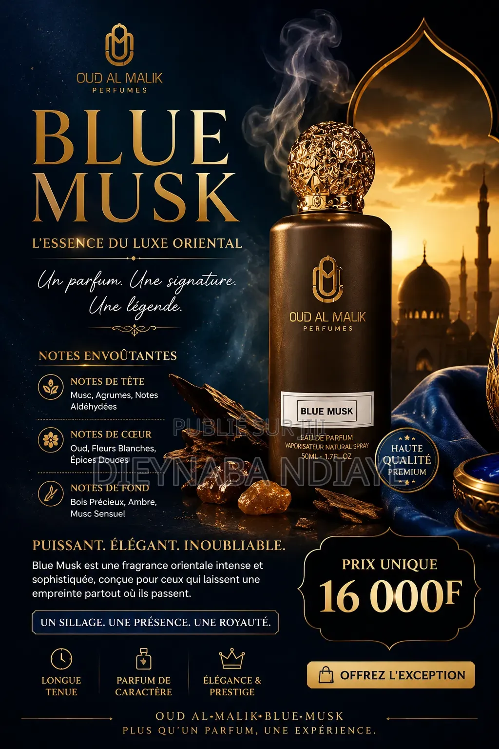 Oud Al Malik Blue Musc