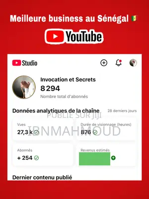 Chaine Youtube À Vendre Déjà Monétiser